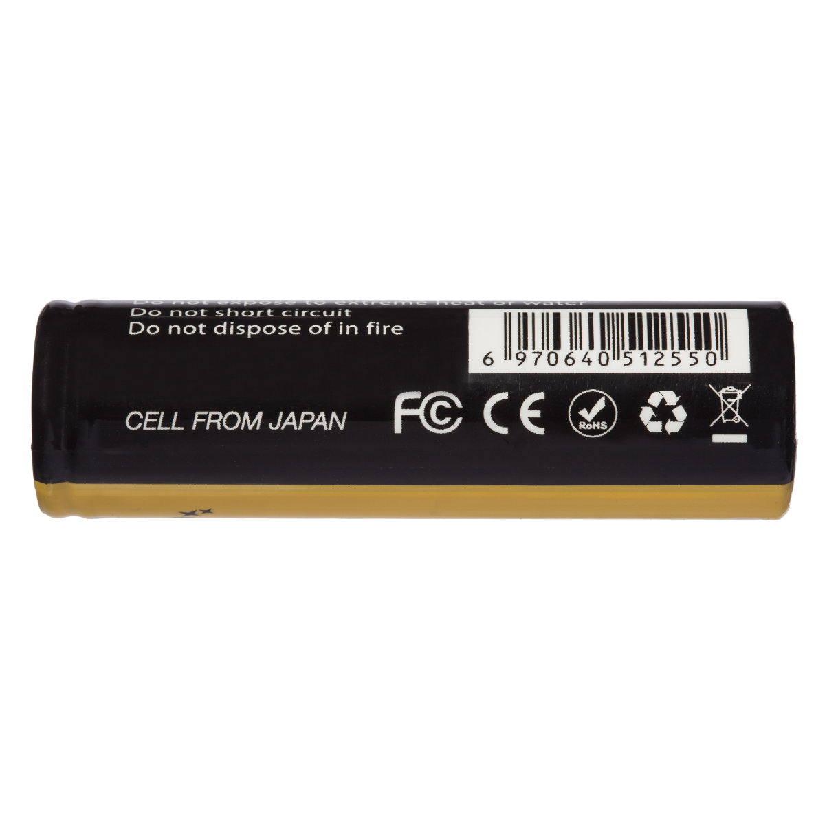 IMR 20700 3000mAh Rechargeable Battery - High Drain 30A Continuous / 40A Pulse, Flat Top