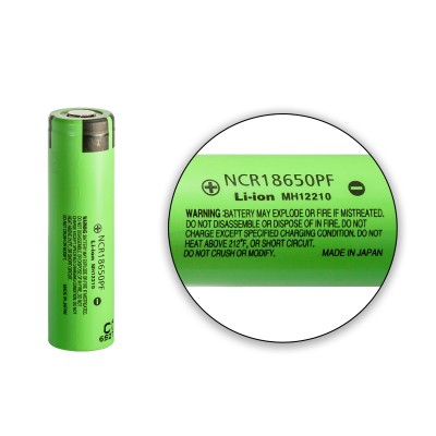 NCR18650PF • 10A • 2900 mAh