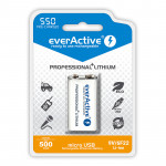 everActive 6F22 (9V) с micro-USB зареждане
