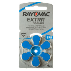 Rayovac Extra Adv. N°675 (PR44)