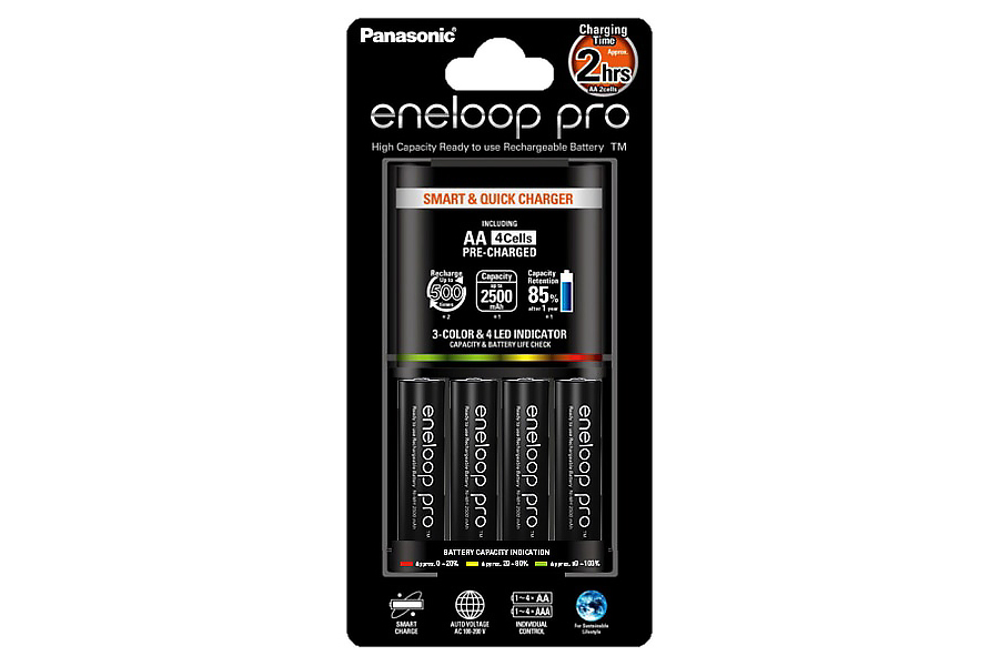 BQ-CC55 Smart & Quick Pro (4×Eneloop Pro AA) BQ-CC55 Smart & Quick Pro (4×Eneloop Pro AA)